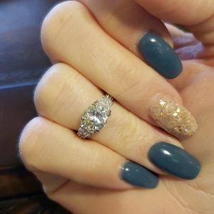 RSC CZ Anniversary Ring - Size 5